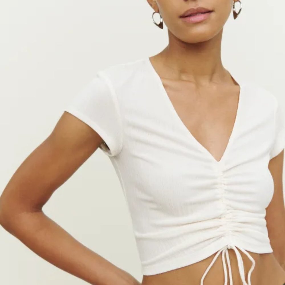 NWT Reformation Mariam Knit Top Size M